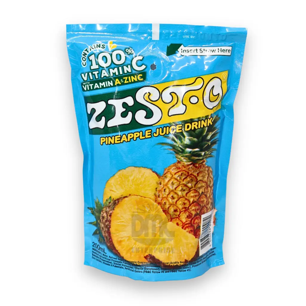 Zesto Pineapple Juice Drink (200ml x 10)