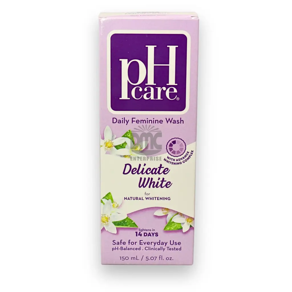 PH Care Daily Feminine Wash Delicate White (150ml x 24) 