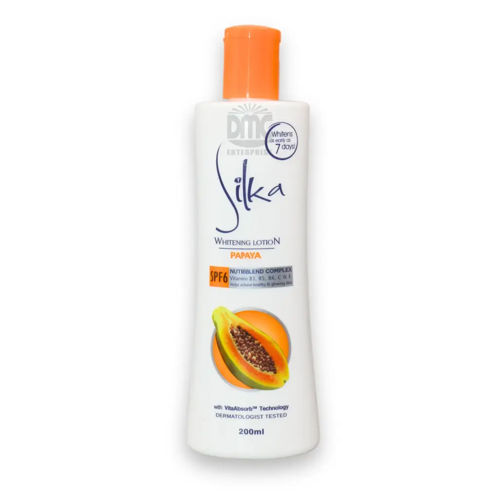 Silka Papaya Lotion SPF6 (200ml x 48)