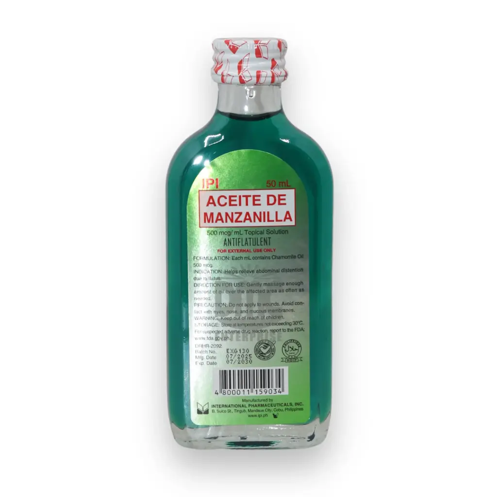 Manzanilla Oil 50ml x 48