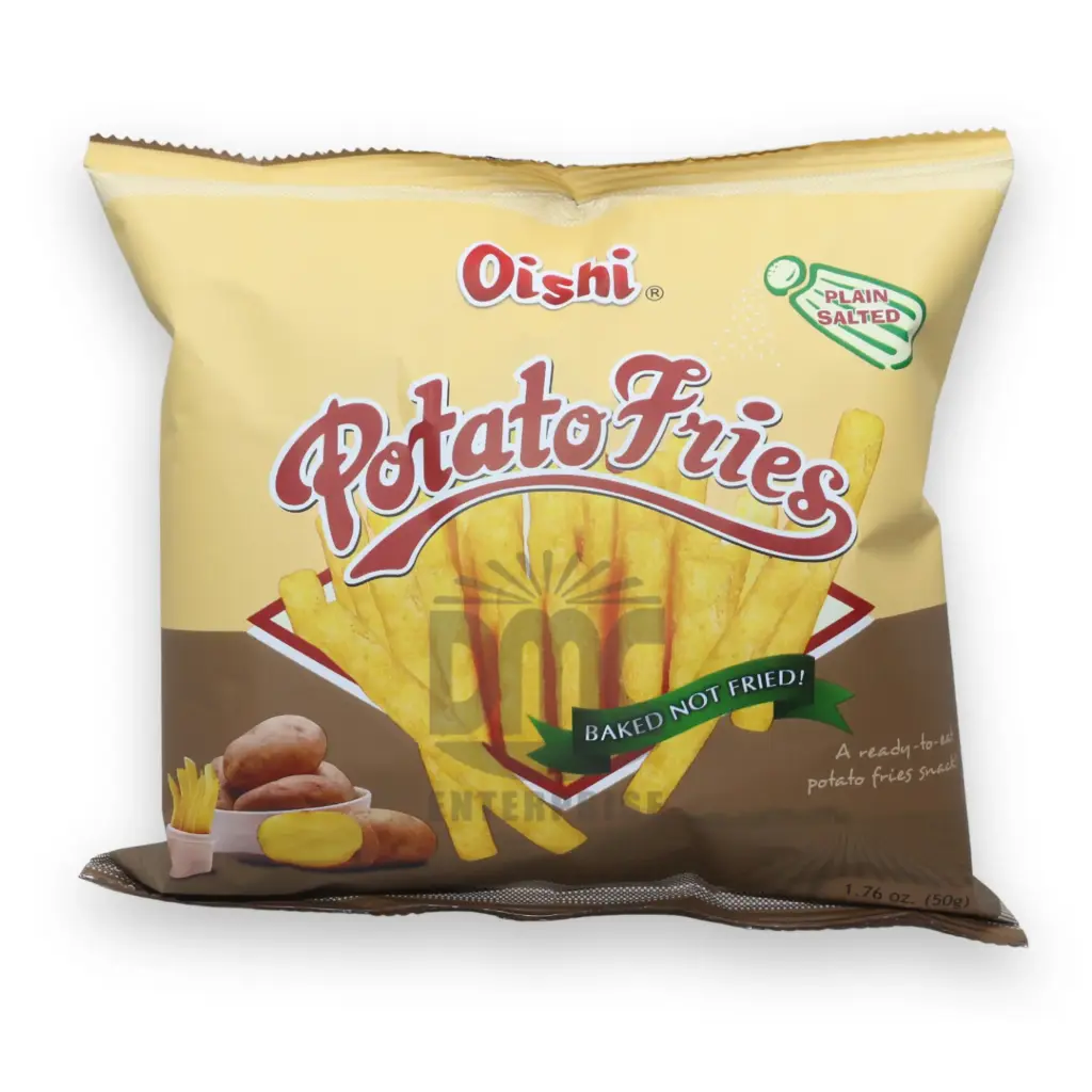 Oishi Potato Fries Plain Salted (50gx50)