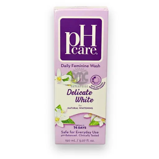 PH Care Daily Feminine Wash Delicate White (150ml x 24) 