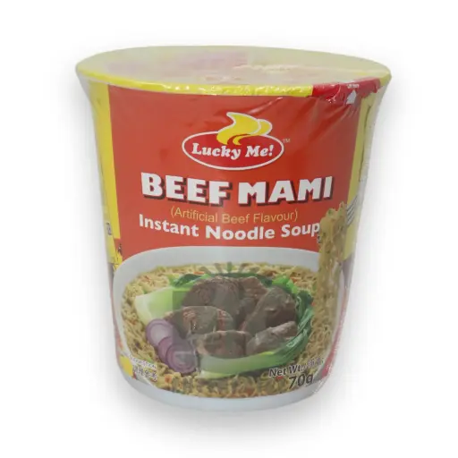 Lucky Me Supreme Regular Cups Beef Mami Flavour (70gx30)