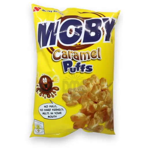 Moby Crunchy Caramel Puffs (90g x 25)