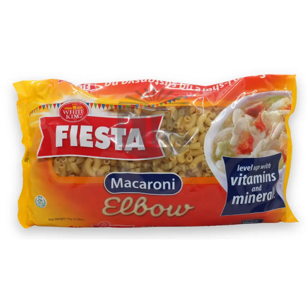 White King Fiesta Elbow Macaroni (1kg x 12)