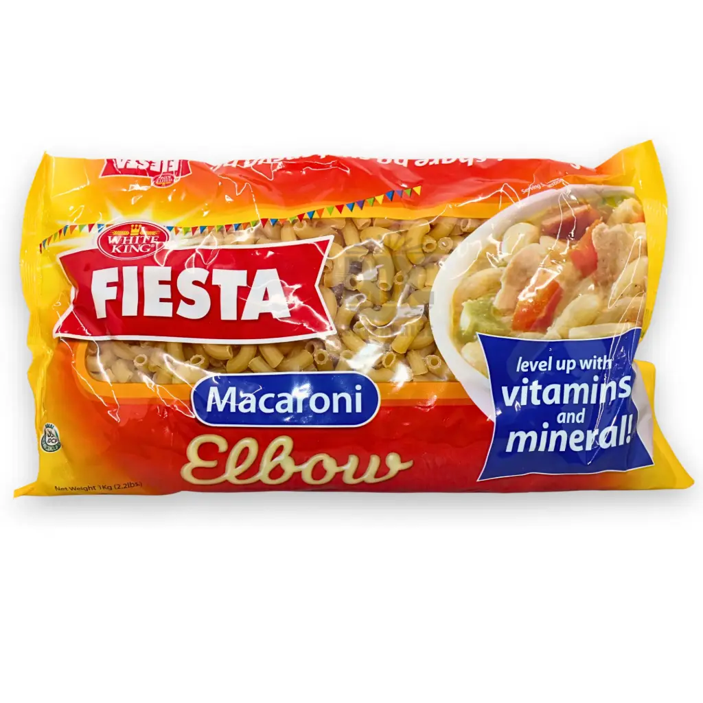White King Fiesta Elbow Macaroni (1kg x 12)