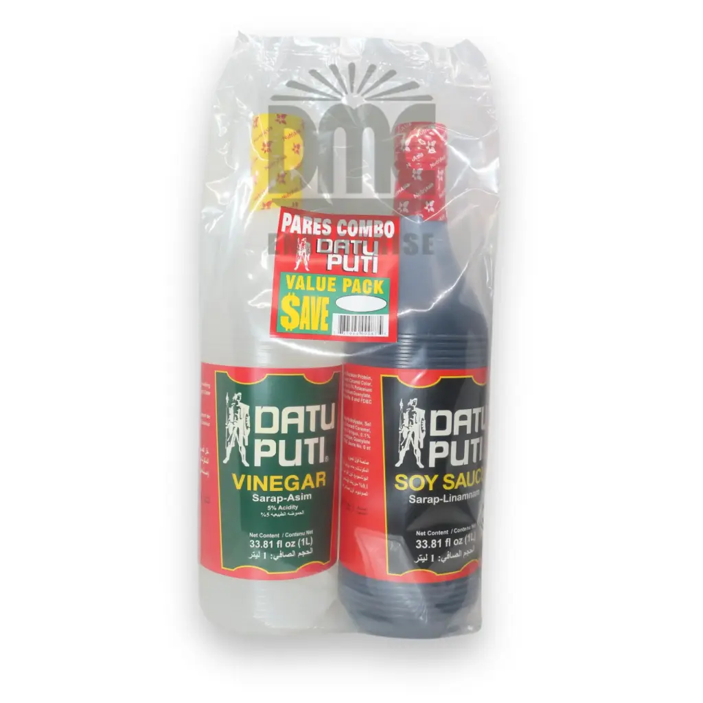 Datu Puti Value Pack (Soy Sauce and Vinegar) (1L x 2 x 6)