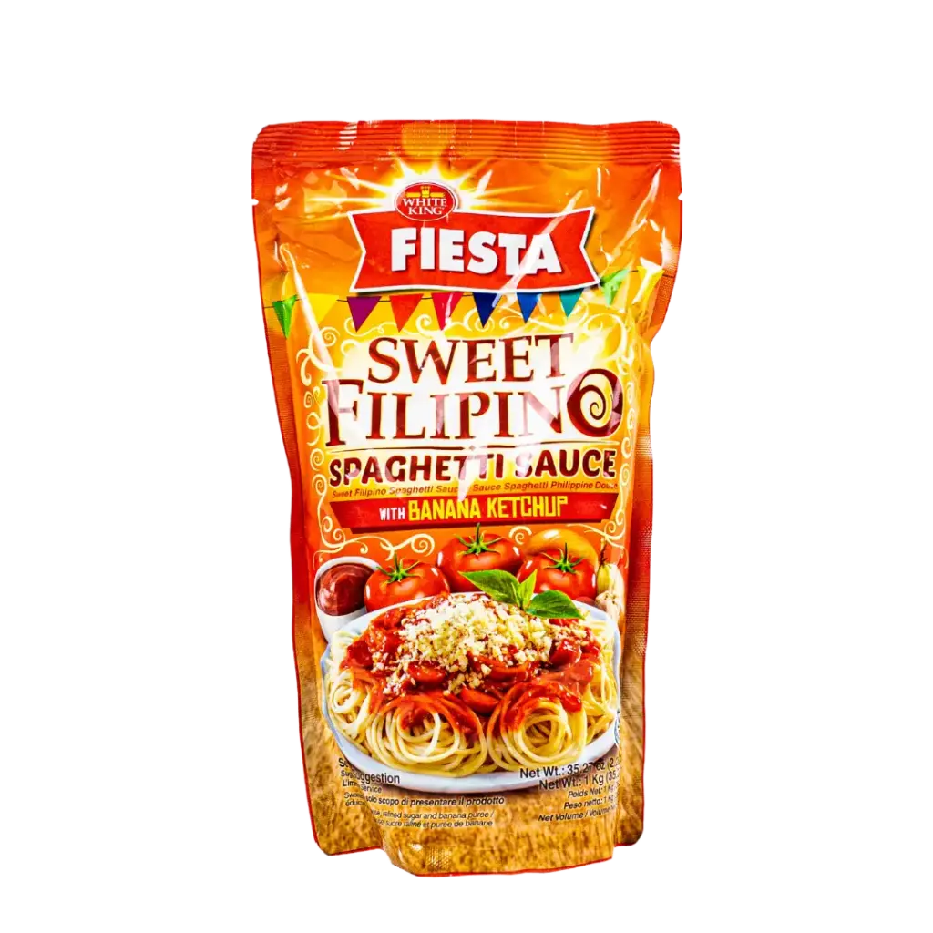 White King Sweet Filipino Spaghetti Sauce with Banana Ketchup (1kg x 12)