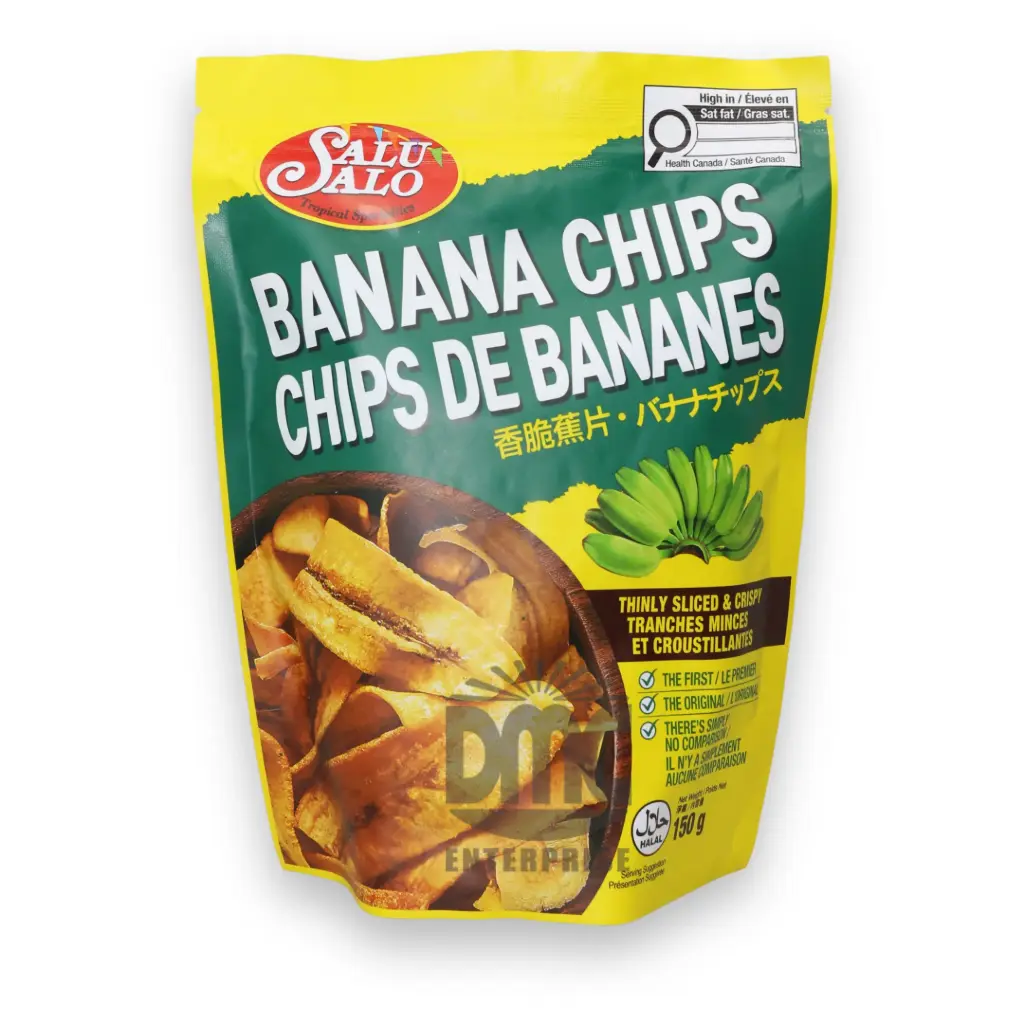 SaluSalo Banana Chips Stand-Up Pouch (150g x 30)