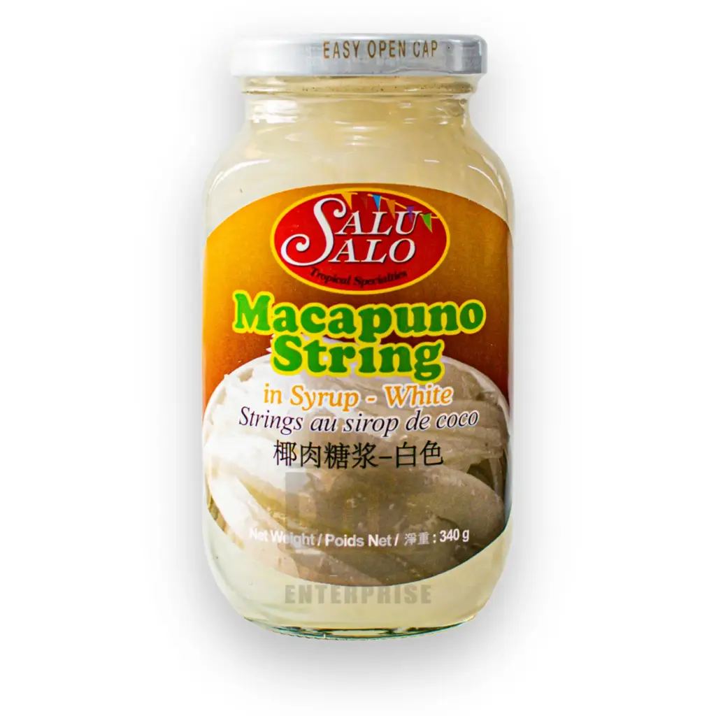 SaluSalo Macapuno String in syrup (340g x 24) 12oz.