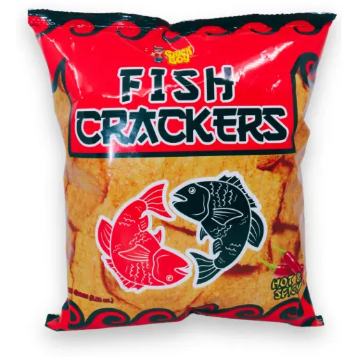 ChickBoy Fish Cracker - Hot & Spicy (100g x 24)