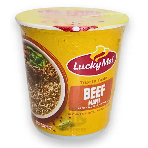 Lucky Me Supreme Regular Cups Beef Mami Flavour (70gx30)