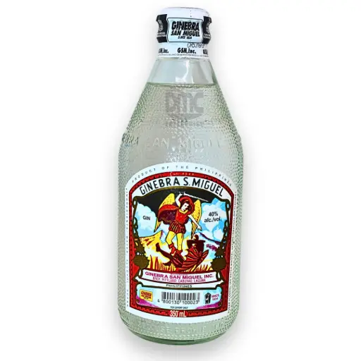 Ginebra San Miguel Round Gin (350mLx24)