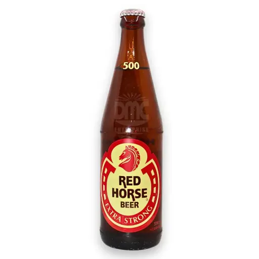 San Miguel Red Horse Beer in Bottle  (7% Alcohol Content) (500ml x 12)